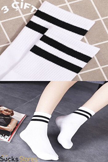 Esinti Men's Socks Women's Socks Socket Children's Tennis Colored Socks Sports Socks 3 Pieces