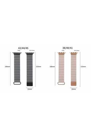 Nezih Case Apple Watch 2/3/4/5/6/7/8/9/Se 38mm 40mm 41mm and Series 10 42mm Magnetic Leather Pods Design Band