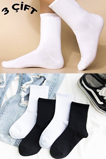 Esinti Men's Socks Women's Socks Socket Children's Tennis Colored Socks Sports Socks 3 Pieces