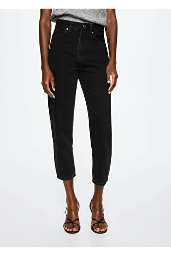 MANGO Woman Hoch taillierte Mom-Jeans