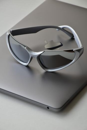 LOOKUP NEW Freya Unisex Women Men Uv400 Protected Gray Space Mirrored Image Style New Season Sunglasses