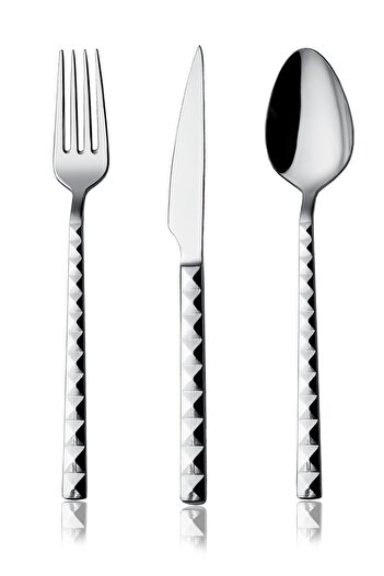 Hira 36 Piece Fork Spoon Knife Set Pyramid