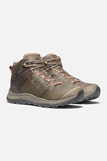 Keen Terradora 2 Leather Mid Wp - Leather Waterproof Women's Boots - Light Brown