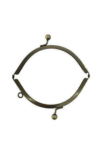 aladepo Klipsli Oval Metal Çanta Bursu