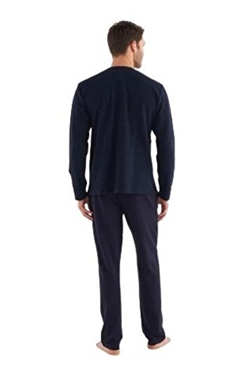 Mod Collection Patlı Selanik Kumaş Kışlık Erkek Pijama Takım