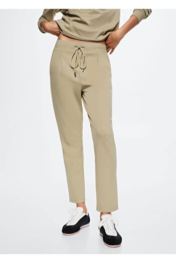 MANGO Woman Παντελόνι Jogger με τσέπες