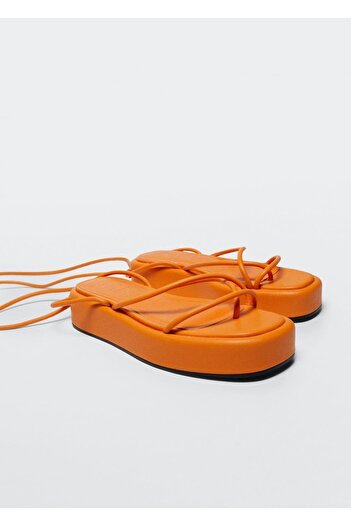 MANGO Woman Platform Strappy Sandals