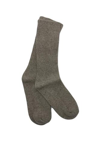 Bamuta Cashmere Winter Boot Socks Beige