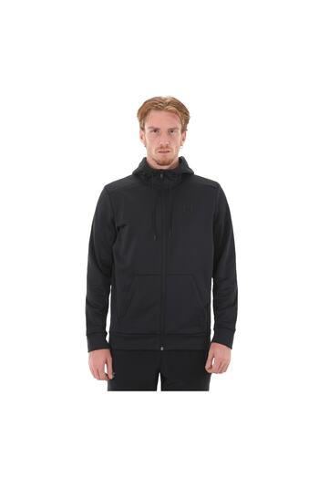 Under Armour A1373357-001-001 Ua Armour Fleece Fz Hoodie Ανδρικό Μπουφάν Μαύρο