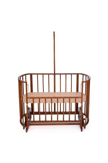 Bamgidoo Ahşap Beşik Anne Yanı Beşik Ceviz 60x120 - Uyku Setsiz Tek Yataklı