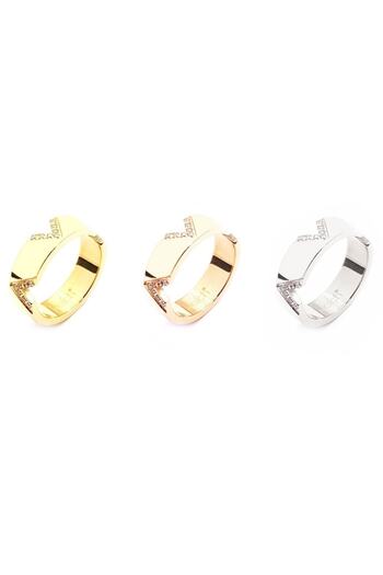 Welch Stone Steel Ring