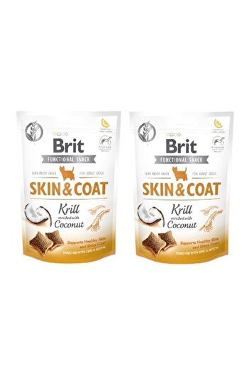Brit Care Snack Skin Coat Deri Ve Tüy Sağlığı Köpek Ödül Maması 150 gr X 2 Adet