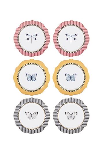 The Mia Mystique 6 Piece Cake Plate 20cm
