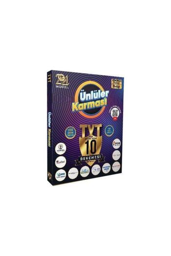 ünlüler yayınları Tyt 10 Farklı Yayın 10 Deneme 2021 (poster Hediyeli)