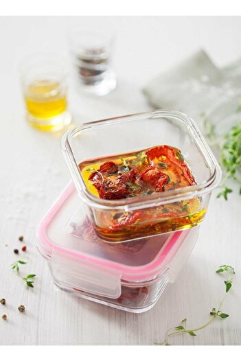 LAV Frs227 Storage Container 3-Piece Glass Locking Storage Container Fresco
