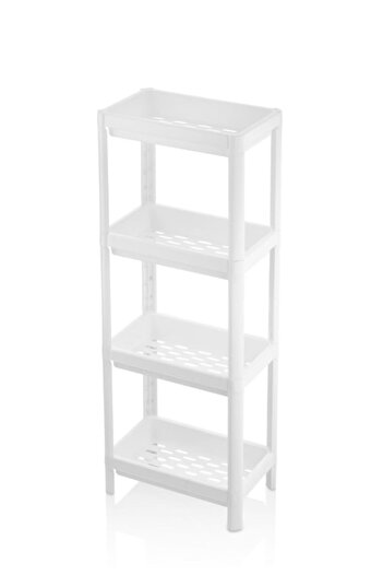 Bayev Vesken 4 Layer Organized Rack Unit White