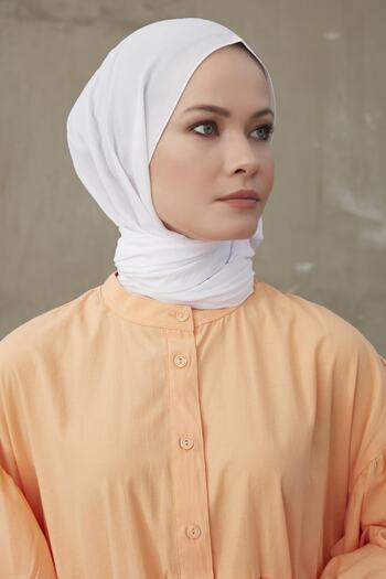 Gülsoy Premium Women's Optical White Jazz Shawl - 184