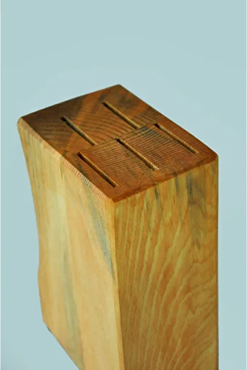 Payidar İşler 5-Piece Knife Stand - Knife Log, Log