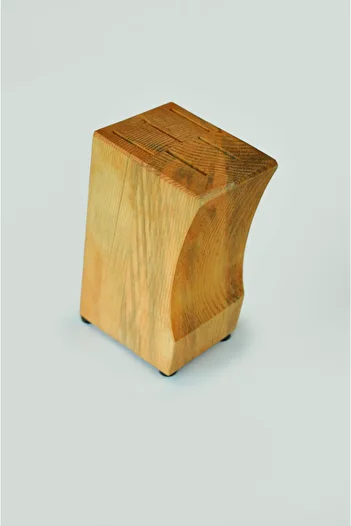 Payidar İşler 5-Piece Knife Stand - Knife Log, Log