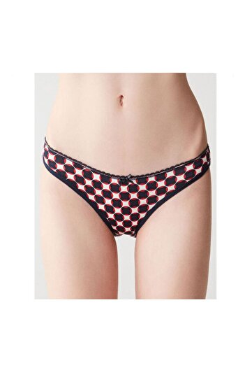 U.S. Polo Assn. Kadın, Lisanslı, Uspa, Pamuklu, Kırmızı, Özel Üretim Slip, Külot, 3'lü Paket