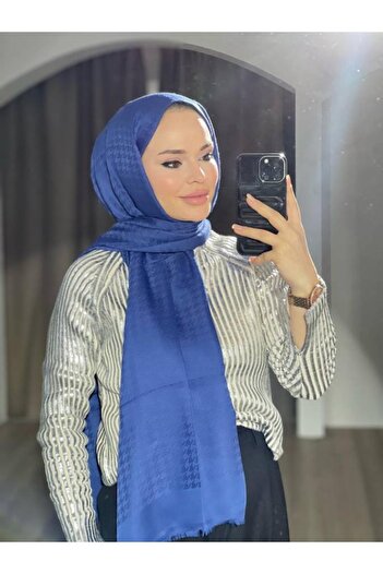 VALORSCARF Kazayağı Koyu Kot Kaşmir Şal