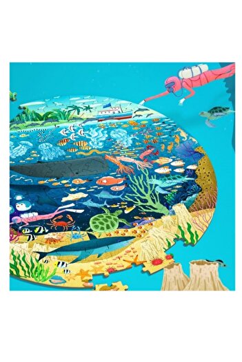 Mideer Round Puzzle Dive In To The Sea