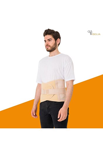 Viselia Waist Corset Supporting Medical Beige Belly Corset