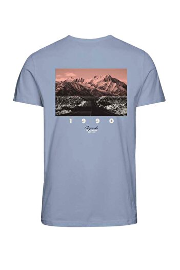 Jack & Jones Jorfullmoon Tee Ss Crew λαιμόκοψη