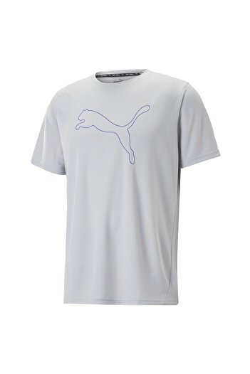Puma 520315-80 Performance Cat Tee M Ανδρικό μπλουζάκι Platinum Grey