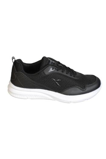 Kinetix Men's Black Mesh Comfort Sole Daily Running Shoes