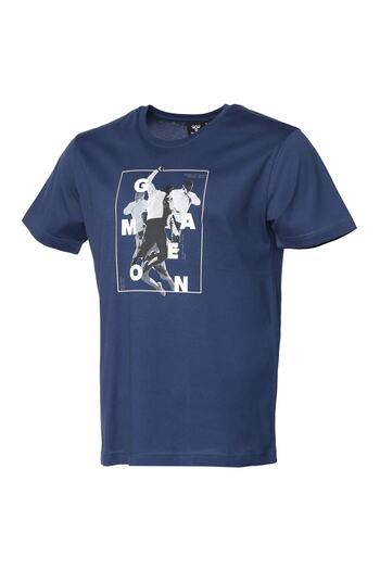 hummel Ανδρικό T-Shirt με λαιμόκοψη Galıo Navy Blue 911658 -2223