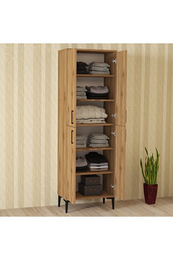 Kalender Dekor Rose-4 Çok Amaçlı Elbise Dolabı Gardırop