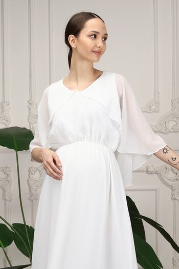 ADASTYLE Custom Trend Shooting Dress with Cloak, Maternity Shooting