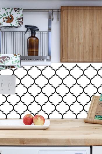 DECORIO HOME Mutfak Tezgah Arası Fayans Kendinden Yapışkanlı Folyo Kaplama Sticker