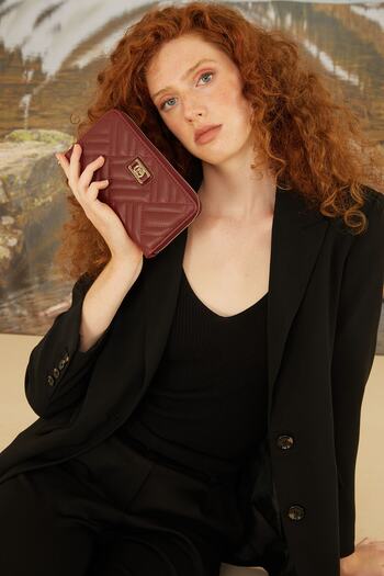 Pierre Cardin Claret Red Women's Wallet 06PO22K1408