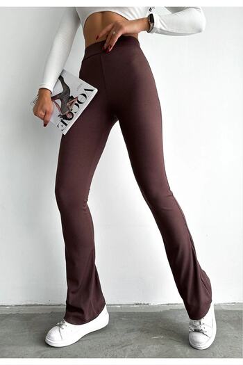 manolyabutik Plus Size Women's Ribbed Spanish Leg Tights