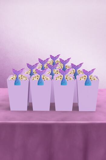 Hey Parti Mermaid Themed Corn Box of 10
