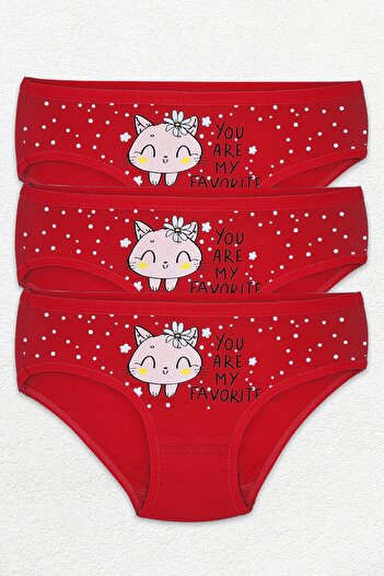 ali altun iç giyim Girl's Lycra Panties - 3 Pieces
