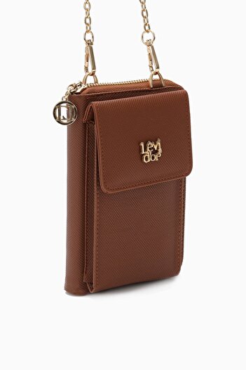 Levidor Multifunctional Tan Wallet with Phone Compartment - 0057c150