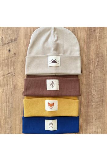 Nolook Unisex Ecru Rib Knitted Beanie