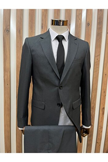 HÜRMEN Jacket Trousers Gray Classic Suit
