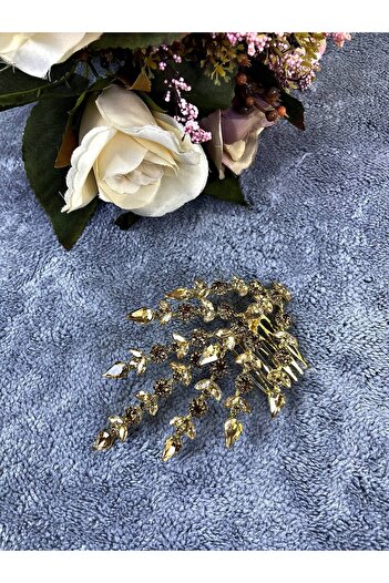 Hobigram Honey Color Single Petal Helen Model Henna Crown Hair Accessory – Other Hair Accessories, Stylish Design –