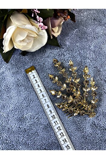 Hobigram Honey Color Single Petal Helen Model Henna Crown Hair Accessory – Other Hair Accessories, Stylish Design –