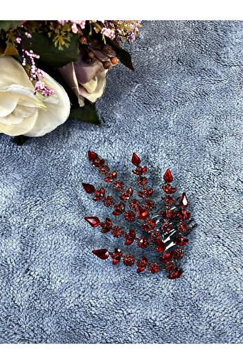 Hobigram Red Single Petal Helen Model Henna Crown Hair Accessory – Other Hair Accessories, Stylish Design – Di