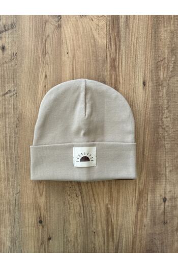 Nolook Unisex Ecru Rib Knitted Beanie