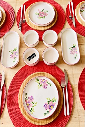 CASA DE BELLA 14 Pieces Luxury Breakfast Set for 6 People