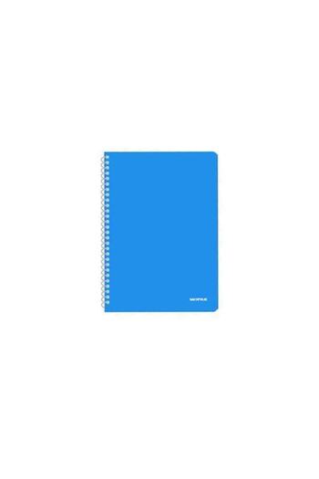 Mopak Neon Series A4 60 Sheets Checked Spiral Notebook - Pp Cover