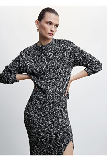MANGO Woman Melted Round Neck Sweater