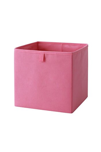 REKHOME Pembe Dolap Içi Çamaşır Oyuncak Düzenleyici Katlanır Saklama Kutusu Organizer 28x28x28