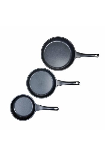 ThermoAD 3'lü Granit Tava Seti - 20 Cm + 24 Cm + 28 Cm